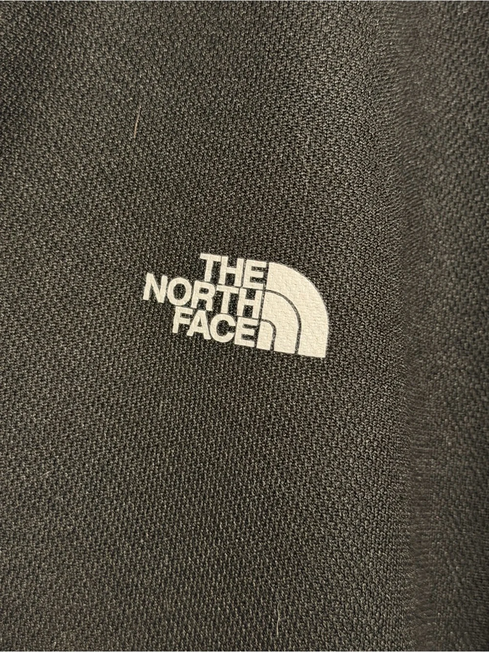 The North Face Black Pullover with White Logo